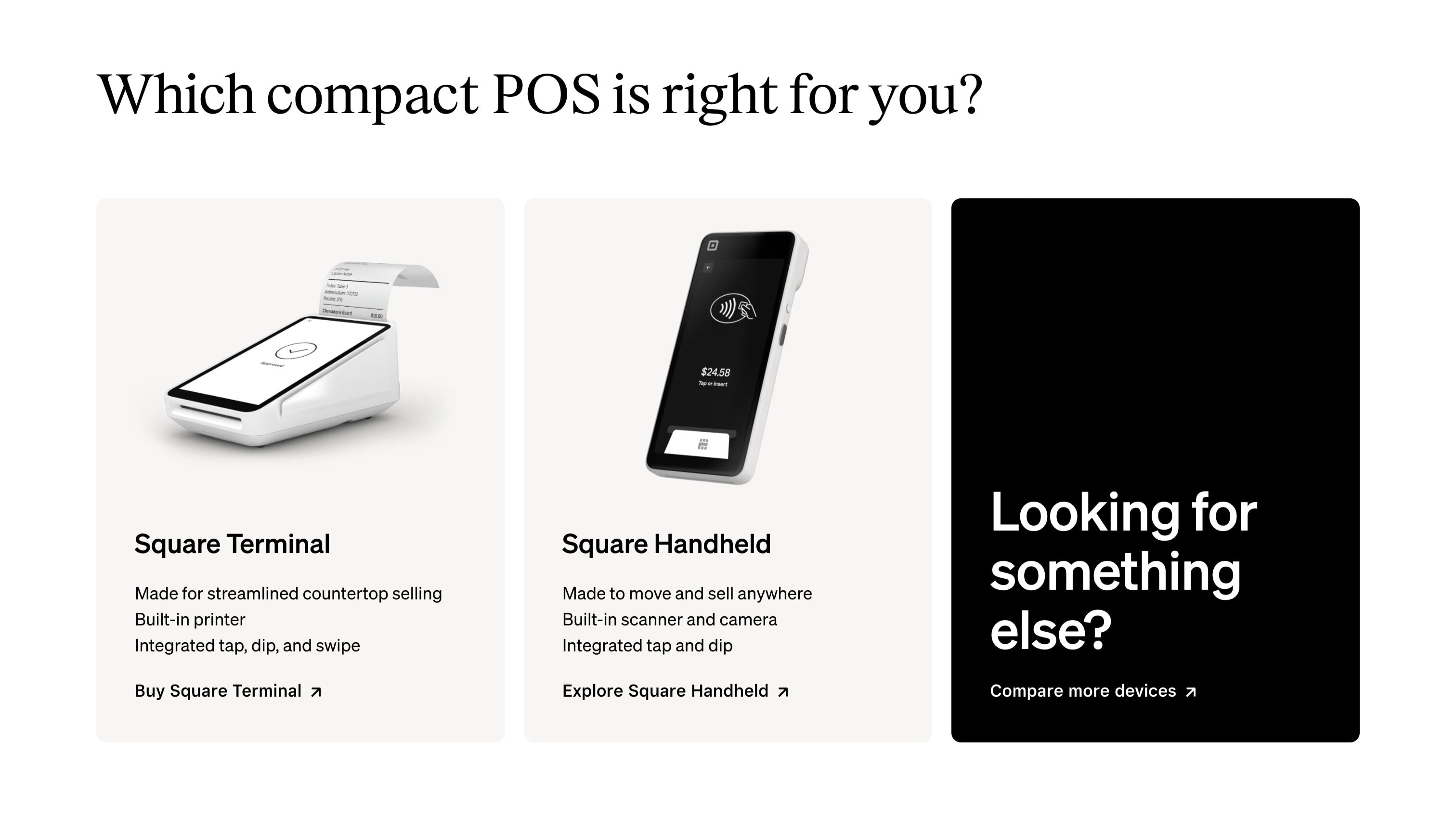 Portable hardware comparison